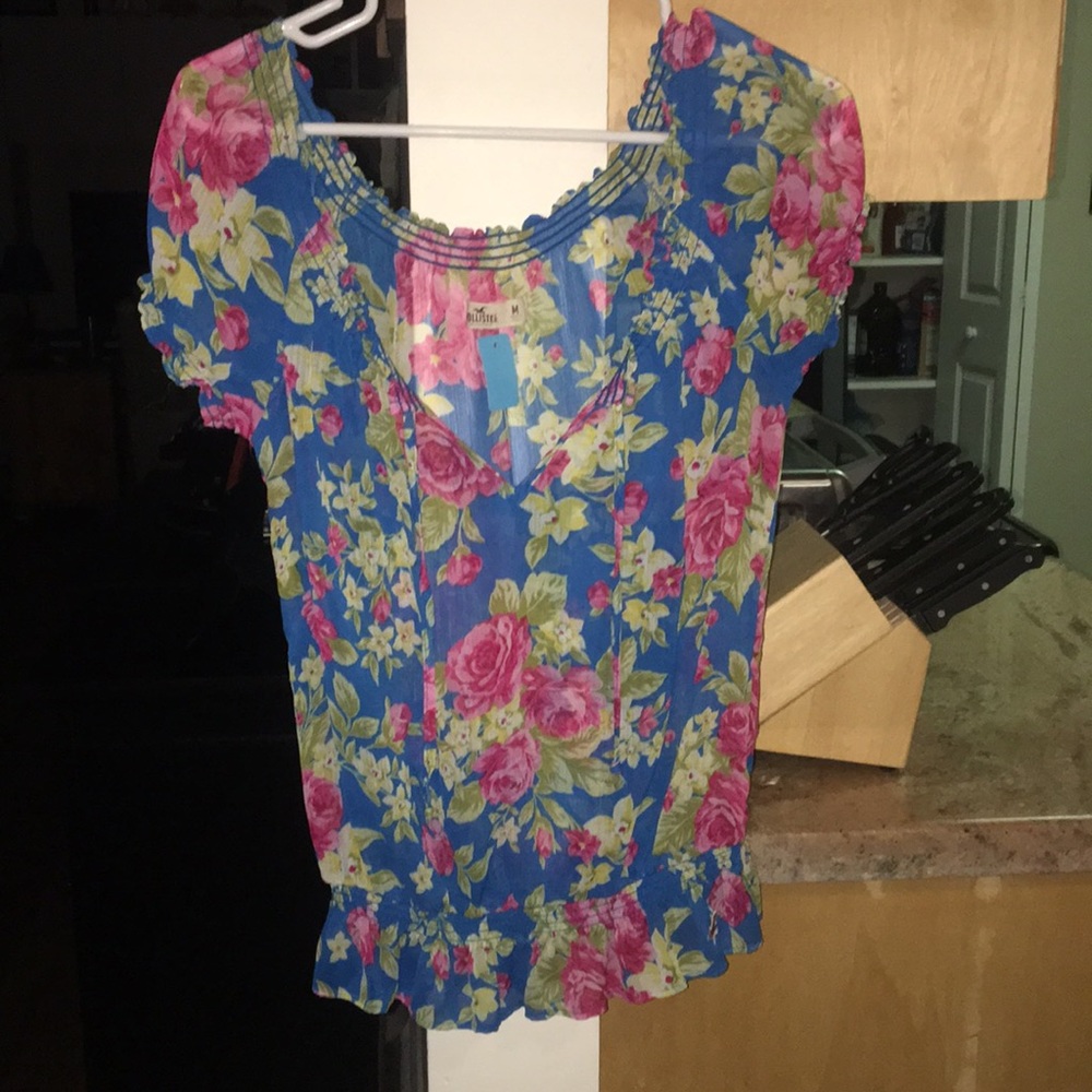 Hollister Floral Blouse